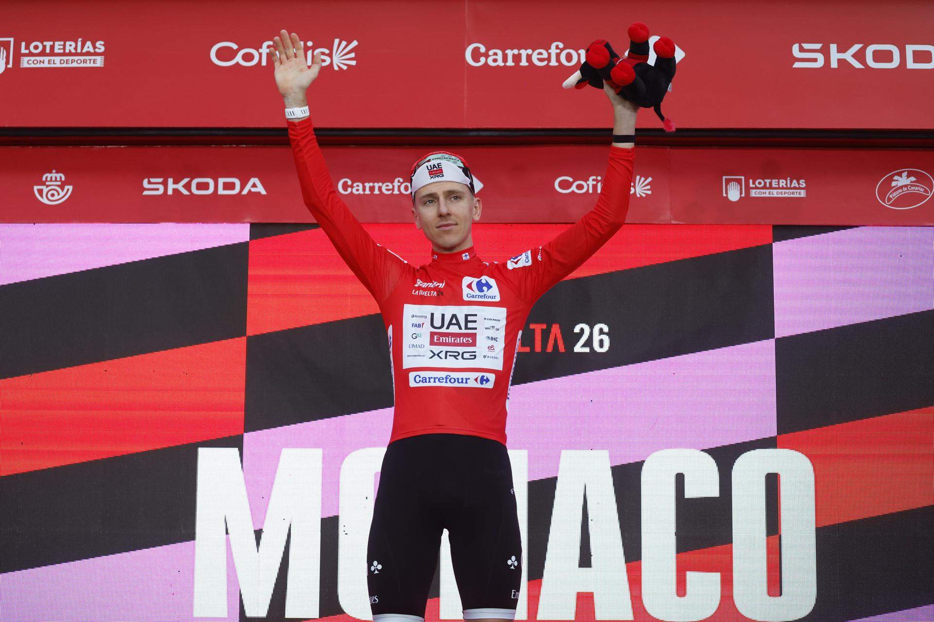 Pogacar, sense pietat: l'eslovè s'estrena amb victòria a la Vuelta i ja vesteix el mallot vermell