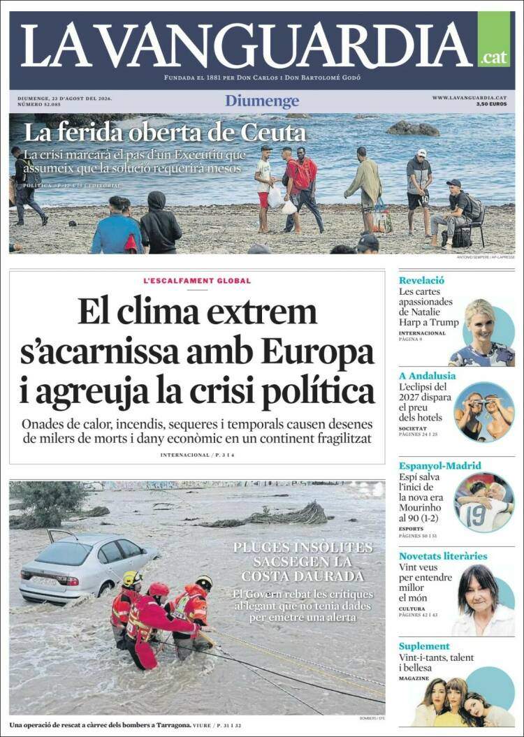 'La Vanguardia' 23 'La Vanguardia' 23