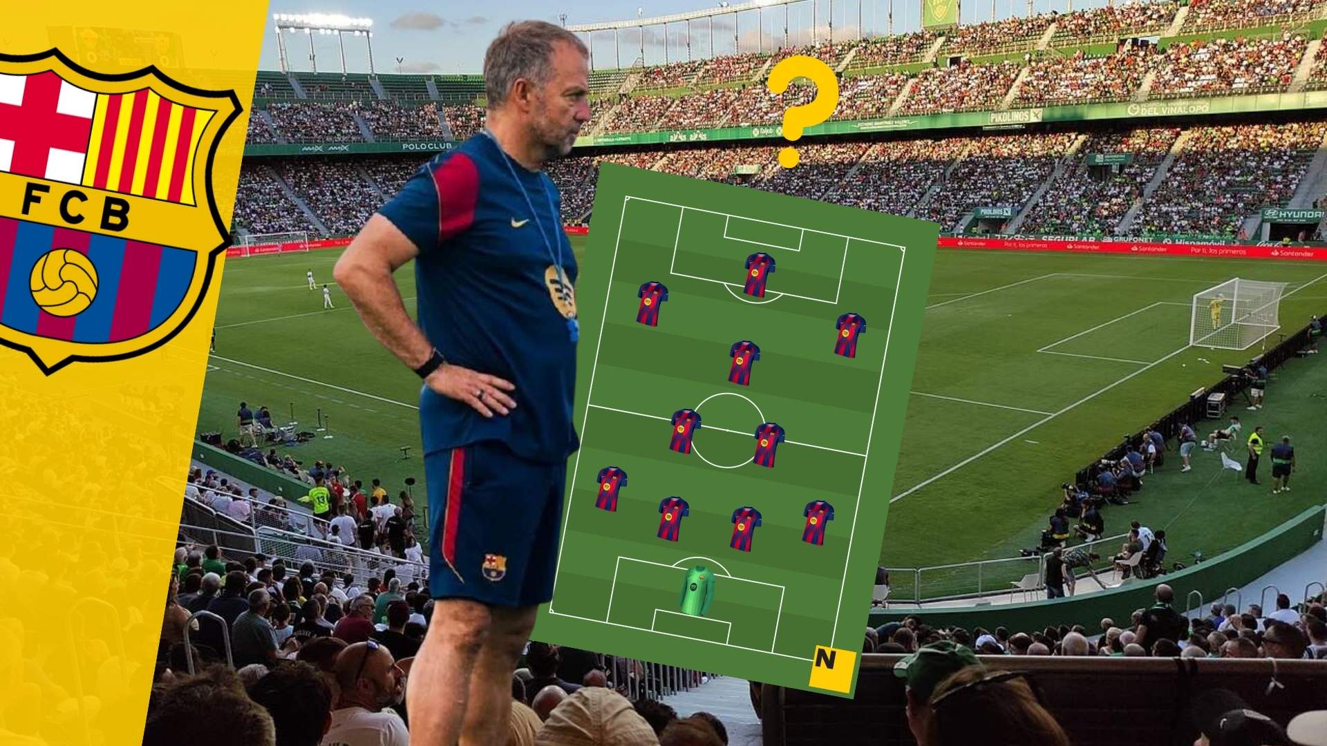 La possible alineació del Barça contra l'Elx: rotacions forçades i molts dubtes per a Flick