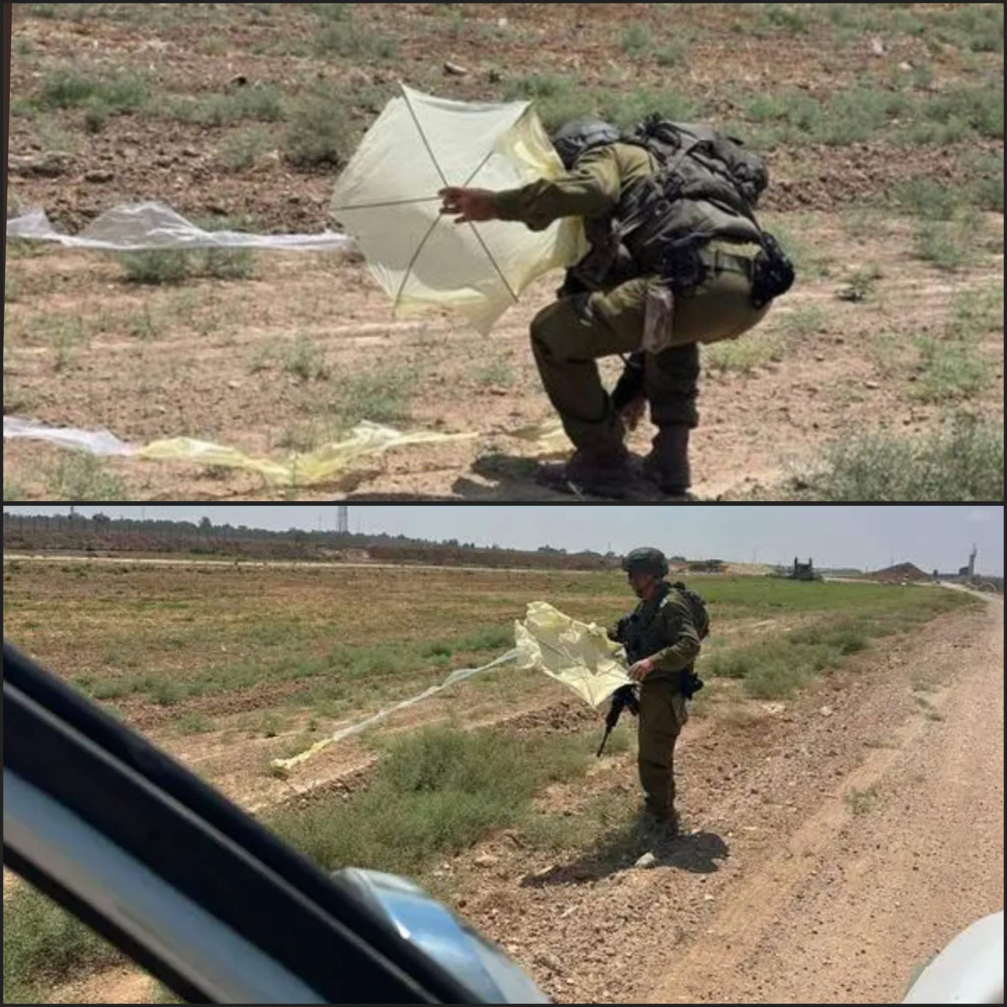 Las cometas que dan guerra a Netanyahu