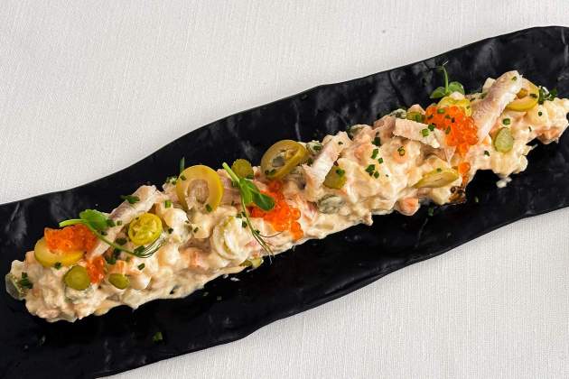 L’ensaladilla russa de l’Hostal Olga. / Foto: Marta Garreta L’ensaladilla russa de l’Hostal Olga. / Foto: Marta Garreta