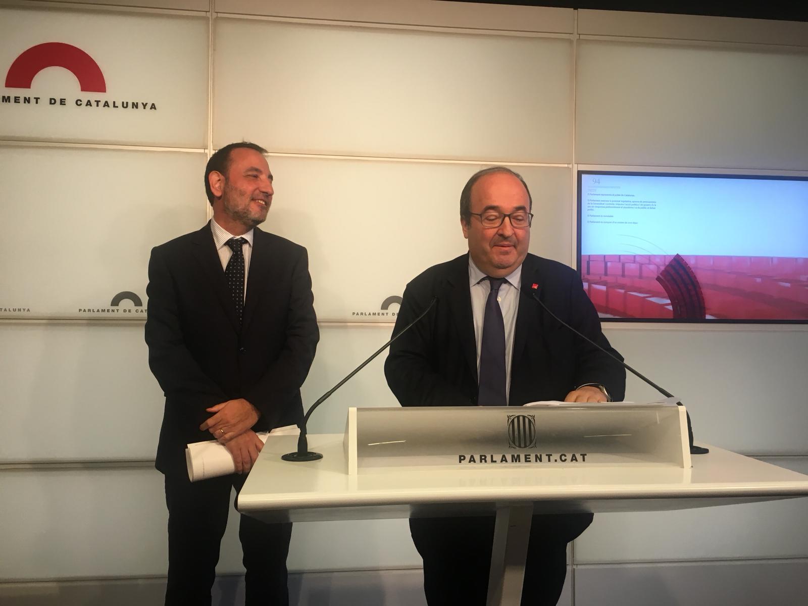 El PSC espera que la taula de partits serveixi per dialogar però lamenta les absències