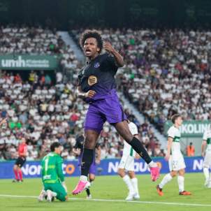 Adeyemi celebració gol / Foto: Europa Press