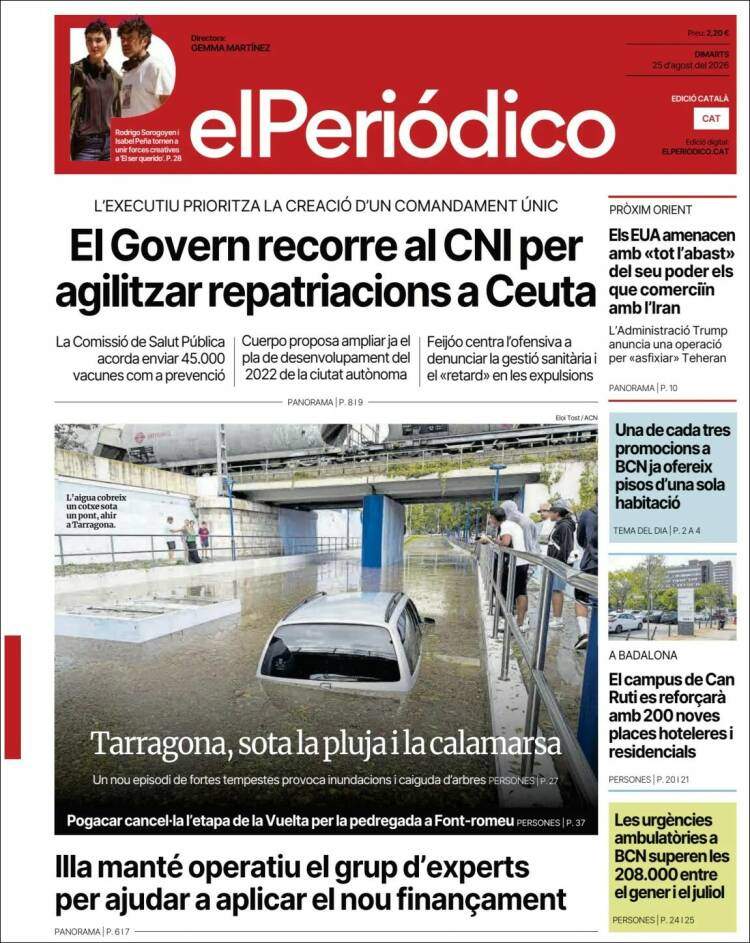'El Periódico', 25 d'agost de 2026 'El Periódico', 25 d'agost de 2026