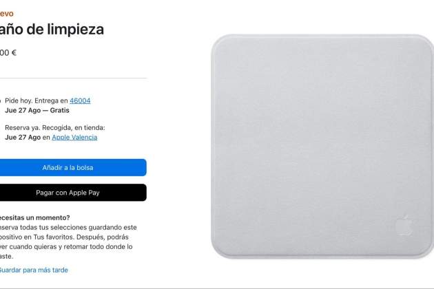 Paño limpieza Apple Paño limpieza Apple