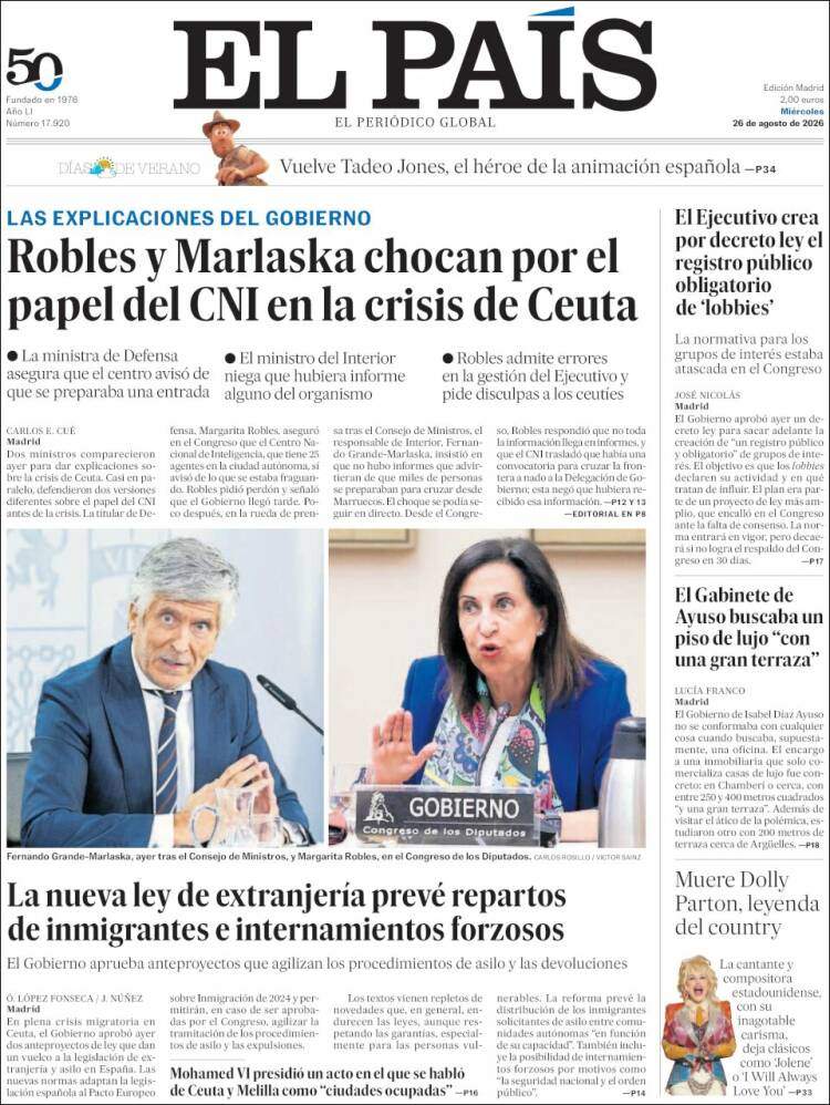 'El País' 26 'El País' 26