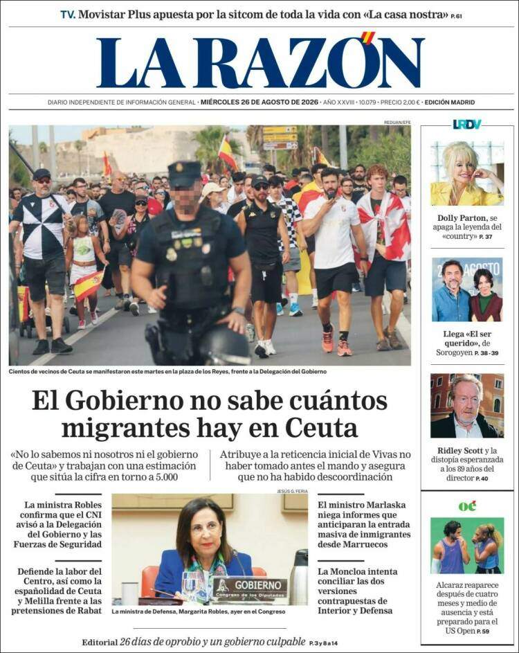 'La Razón' 26 'La Razón' 26