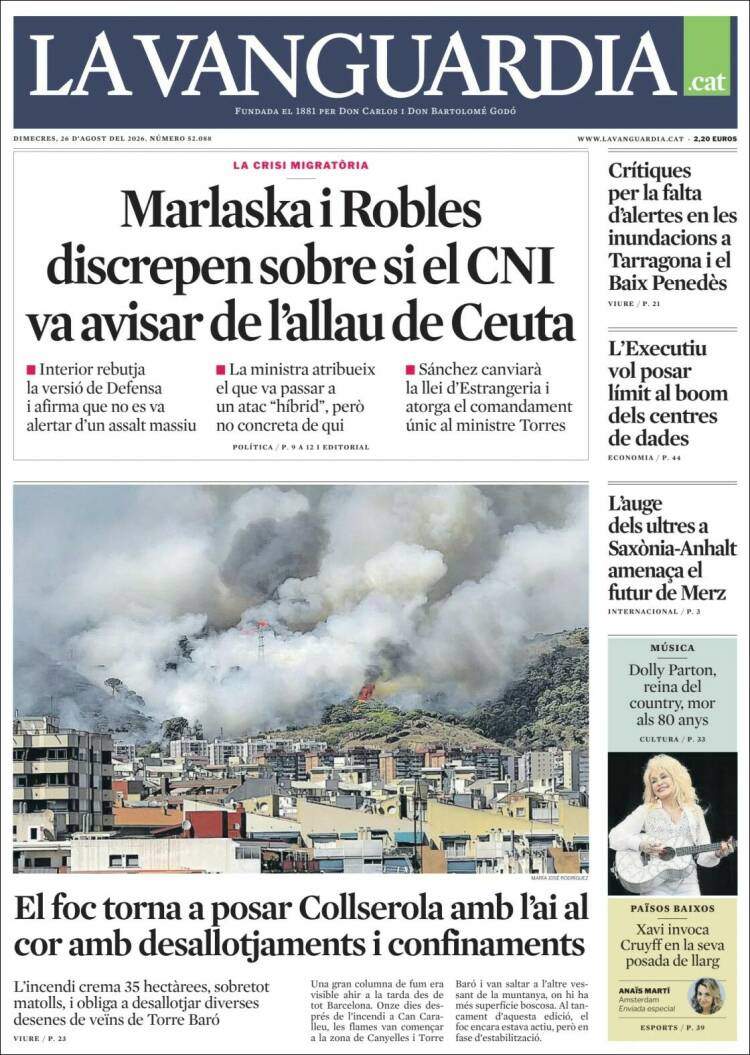 'La Vanguardia' 26 'La Vanguardia' 26