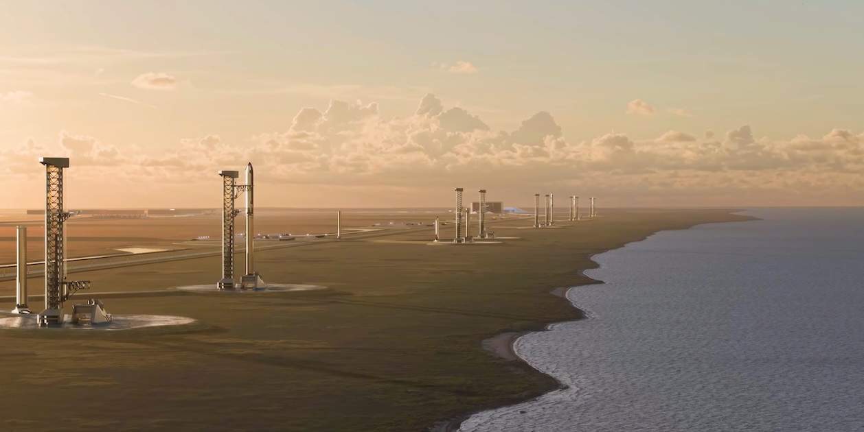 SpaceX está construyendo una nueva plataforma de lanzamiento de 100.000 millones de dólares