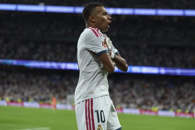 Mbappé Reial Madrid Reial Societat / Foto: EFE Mbappé Reial Madrid Reial Societat / Foto: EFE