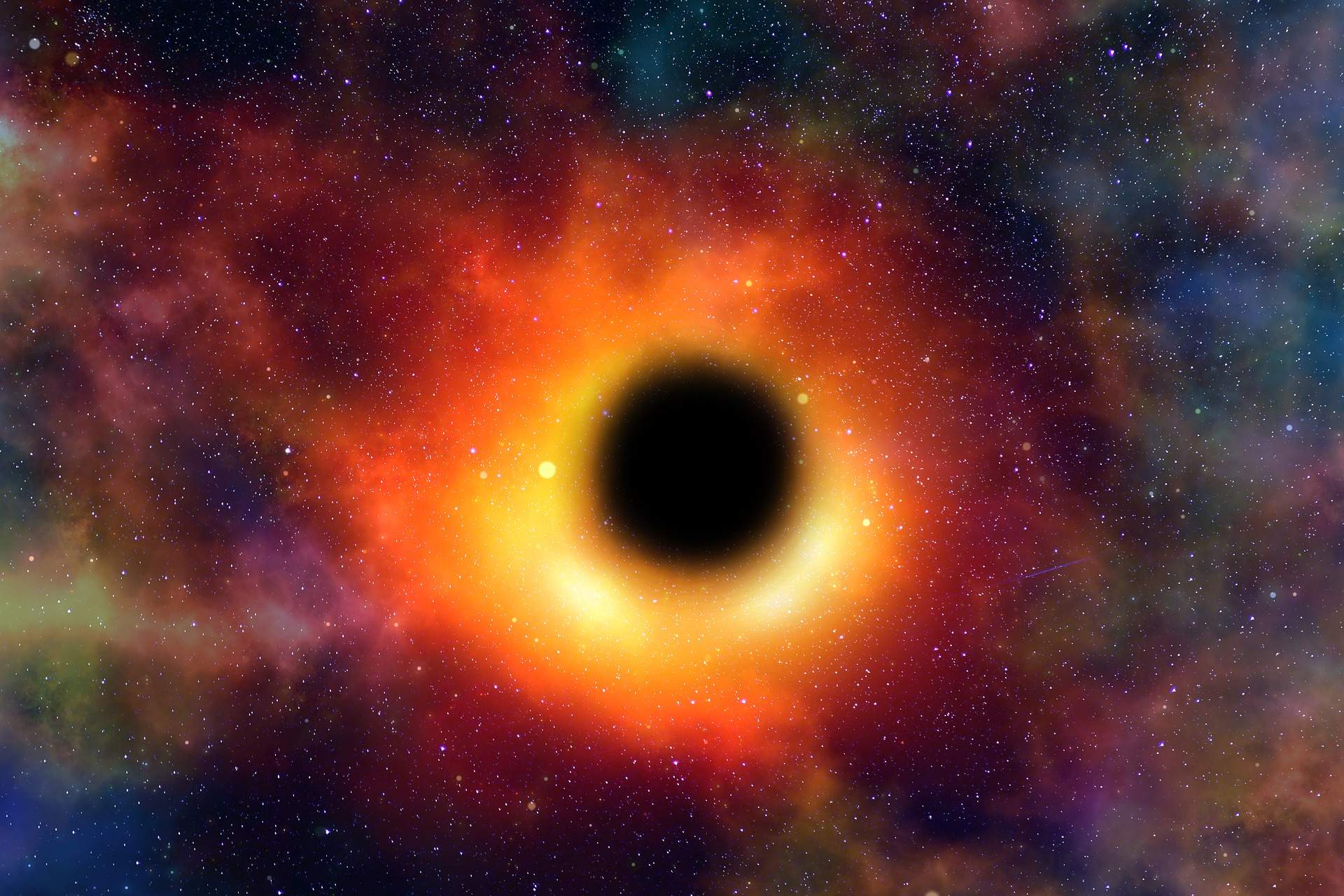 Tres agujeros negros supermasivos del universo primitivo están colisionando