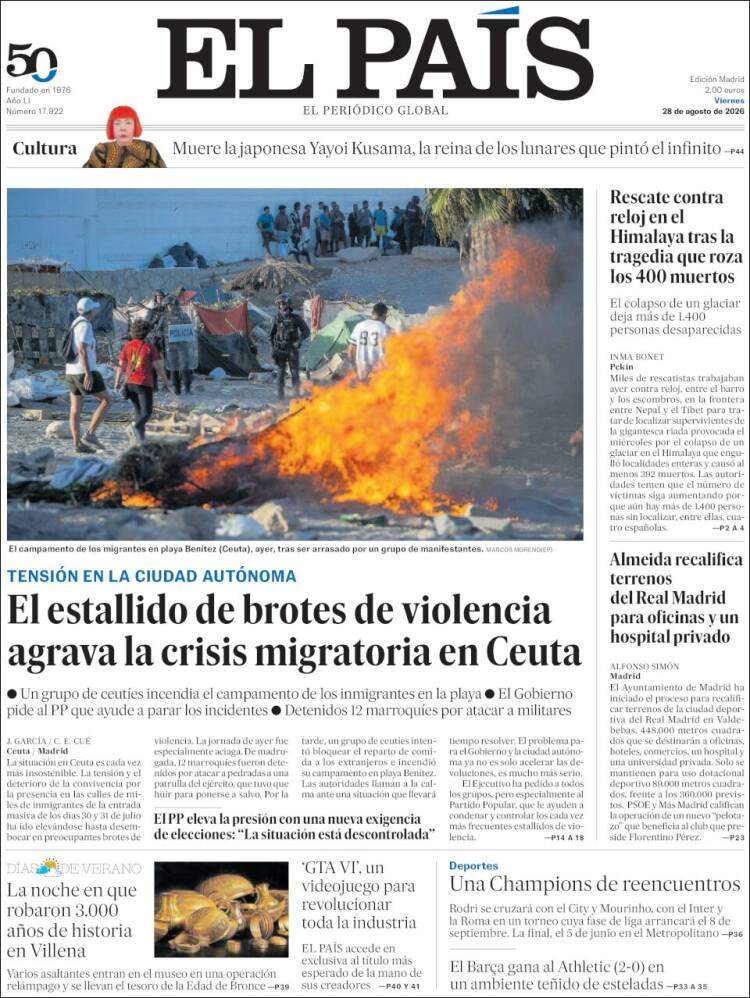 'El País' 28 'El País' 28