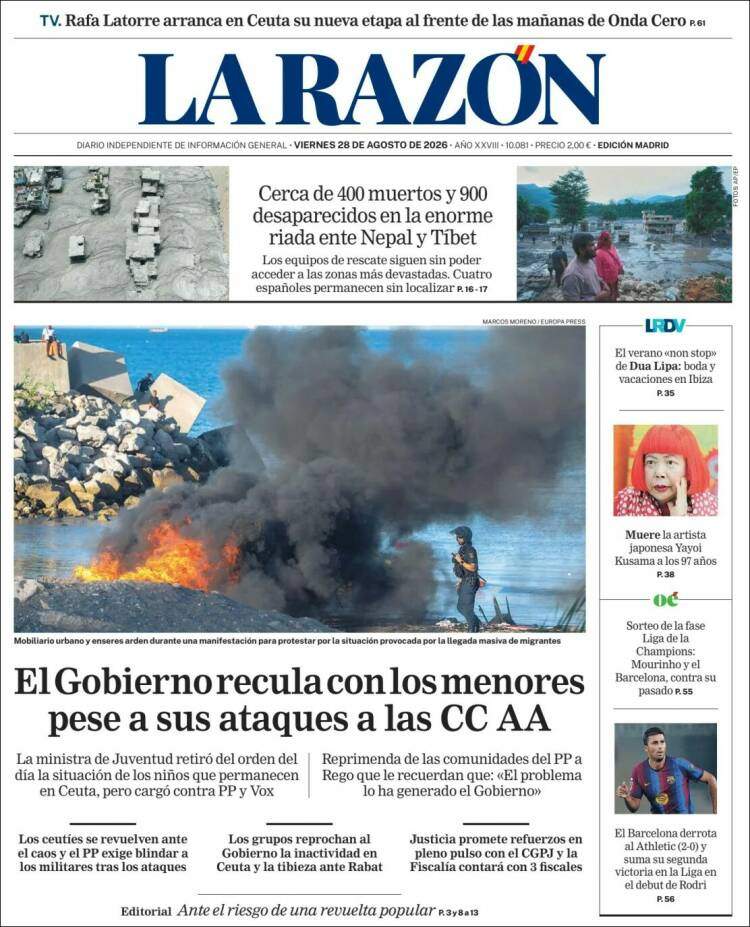 'La Razón' 28 'La Razón' 28