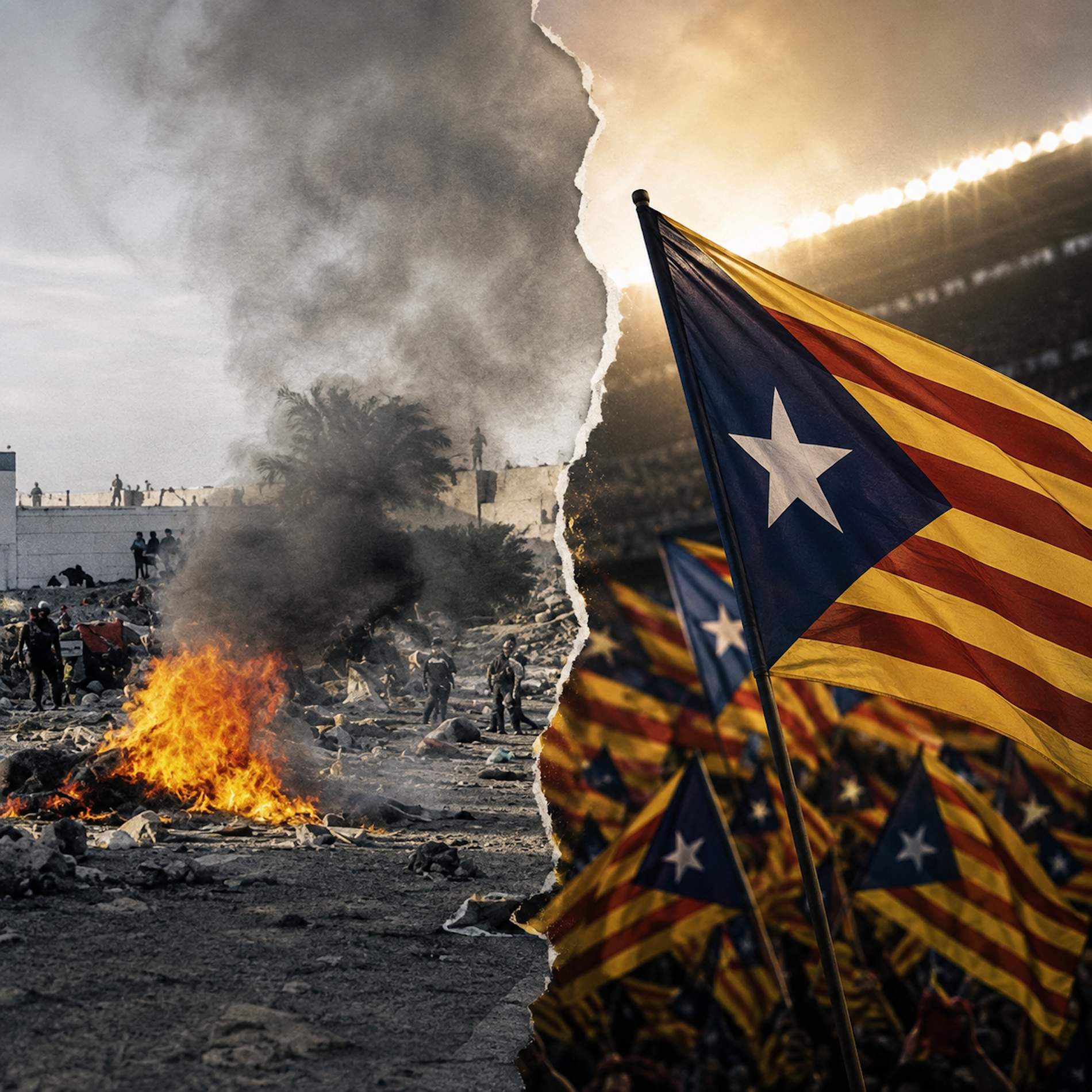 Ceuta crema i les estelades ressusciten a les portades