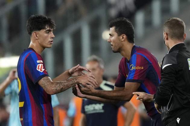 Bernal substituit per Rodri Debut Barça Athletic / Foto: EFE Bernal substituit per Rodri Debut Barça Athletic / Foto: EFE