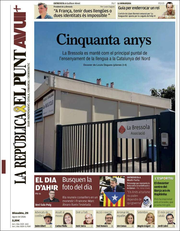 'El Punt Avui' 29 'El Punt Avui' 29