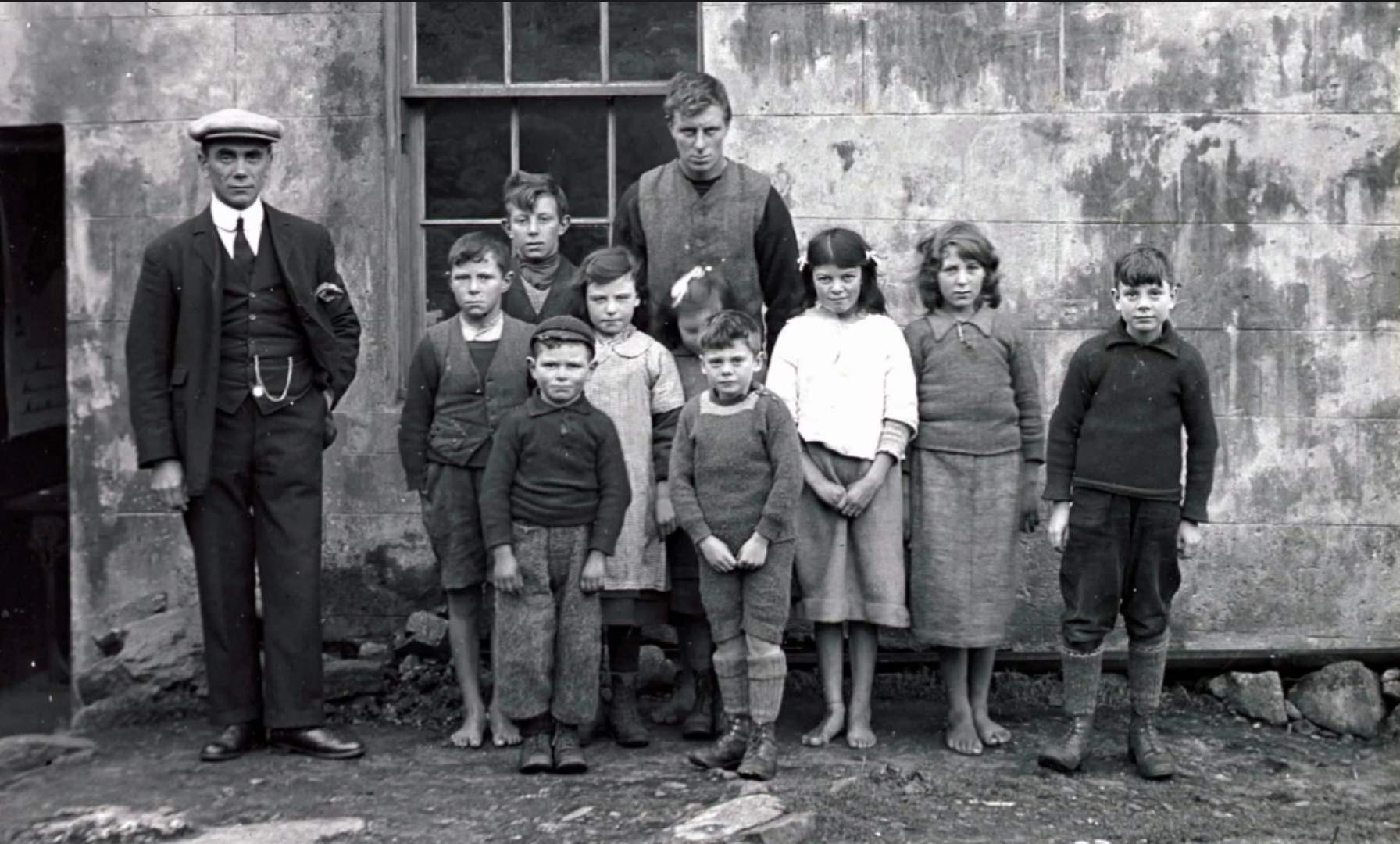 Escola de Saint Kilda. Década de 1920. Font: National Records of Scotland