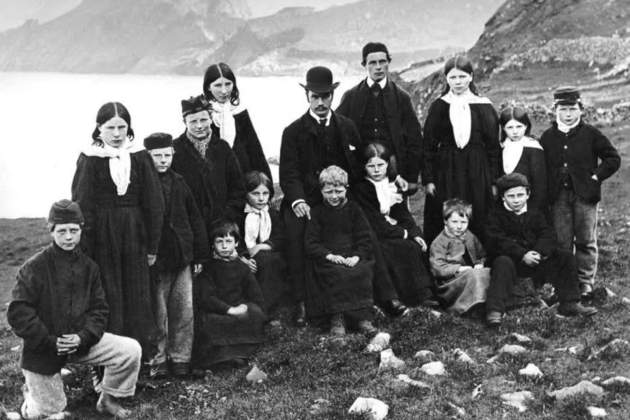 L'escola de Saint Kilda. Curs 1886 87 / Font: National Records of Scotland
