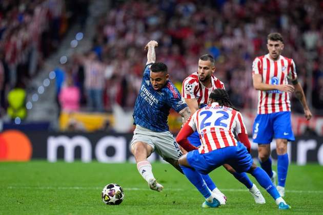 Gabriel jesus vs atletico madrid champions / Foto: Europa Press Gabriel jesus vs atletico madrid champions / Foto: Europa Press