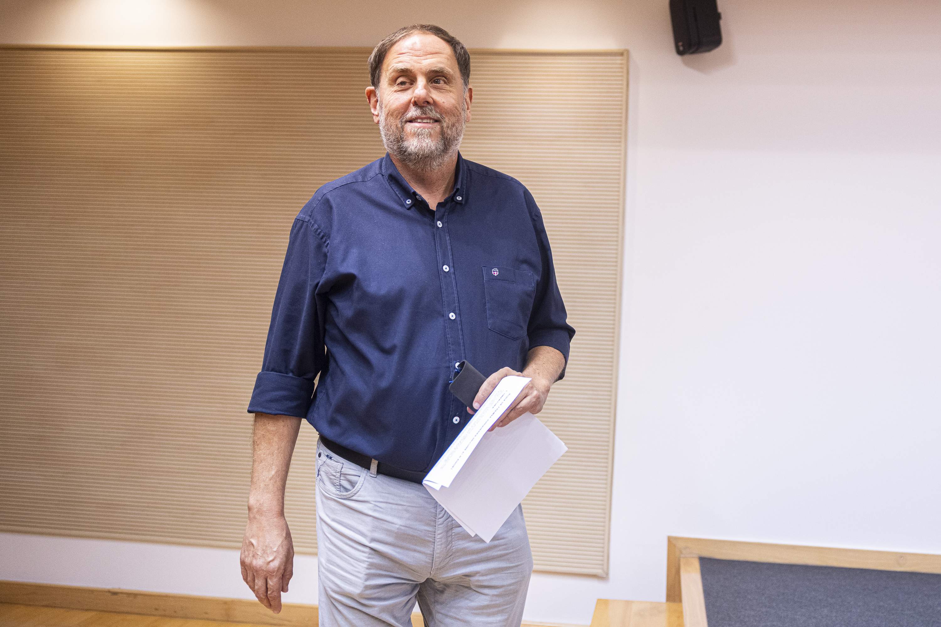 Junqueras avisa que no hi ha excuses per amnistiar i fixa el 6 d'octubre com l'inici del retorn dels exiliats
