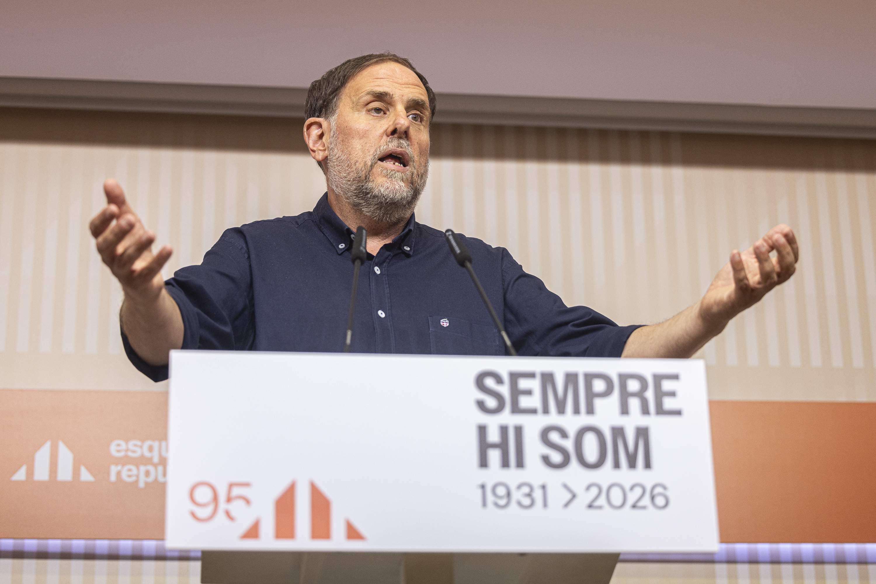 Junqueras i el desembarcament de Sánchez, Feijóo i Abascal a Catalunya: "Els vots a ells es desaprofiten"