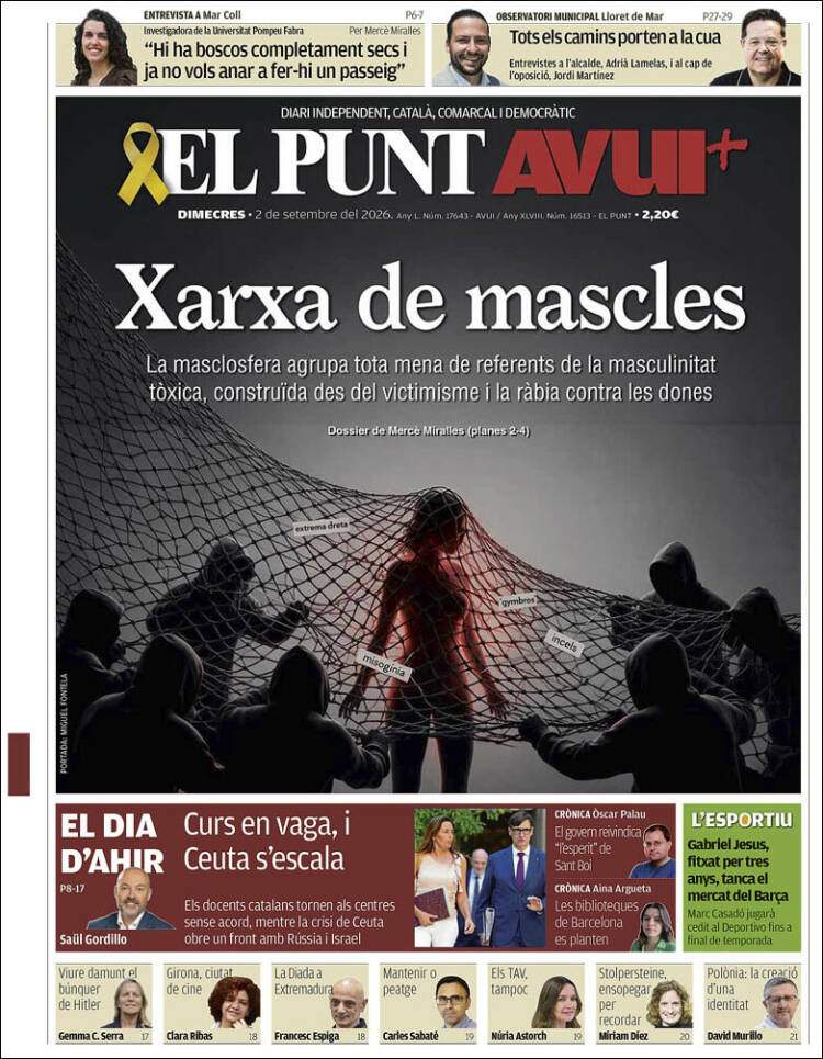 'El Punt Avui', 2 de setembre de 2026 'El Punt Avui', 2 de setembre de 2026