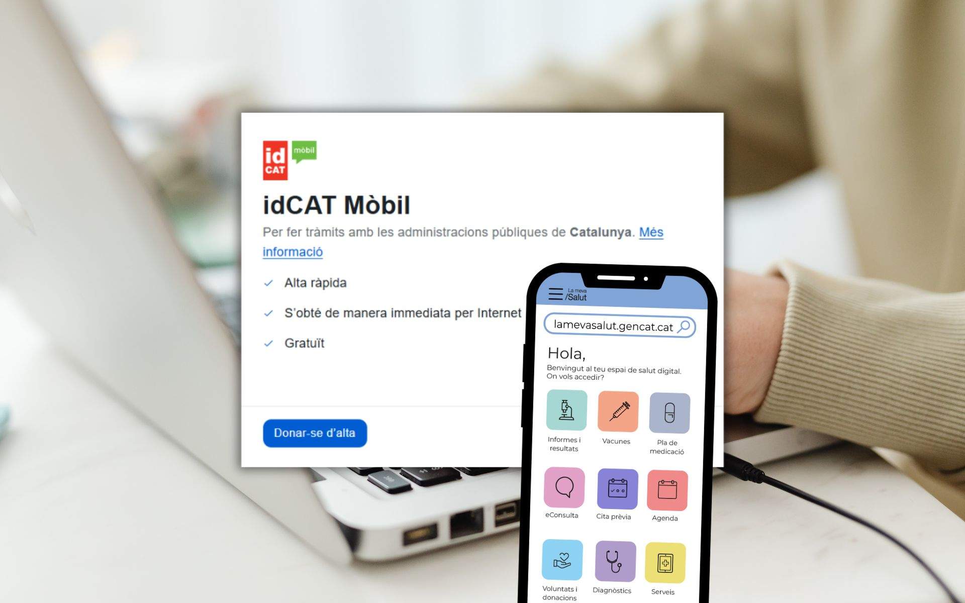 Com donar-se d'alta a l'idCAT Mòbil, la identitat digital necessària per accedir a La Meva Salut?
