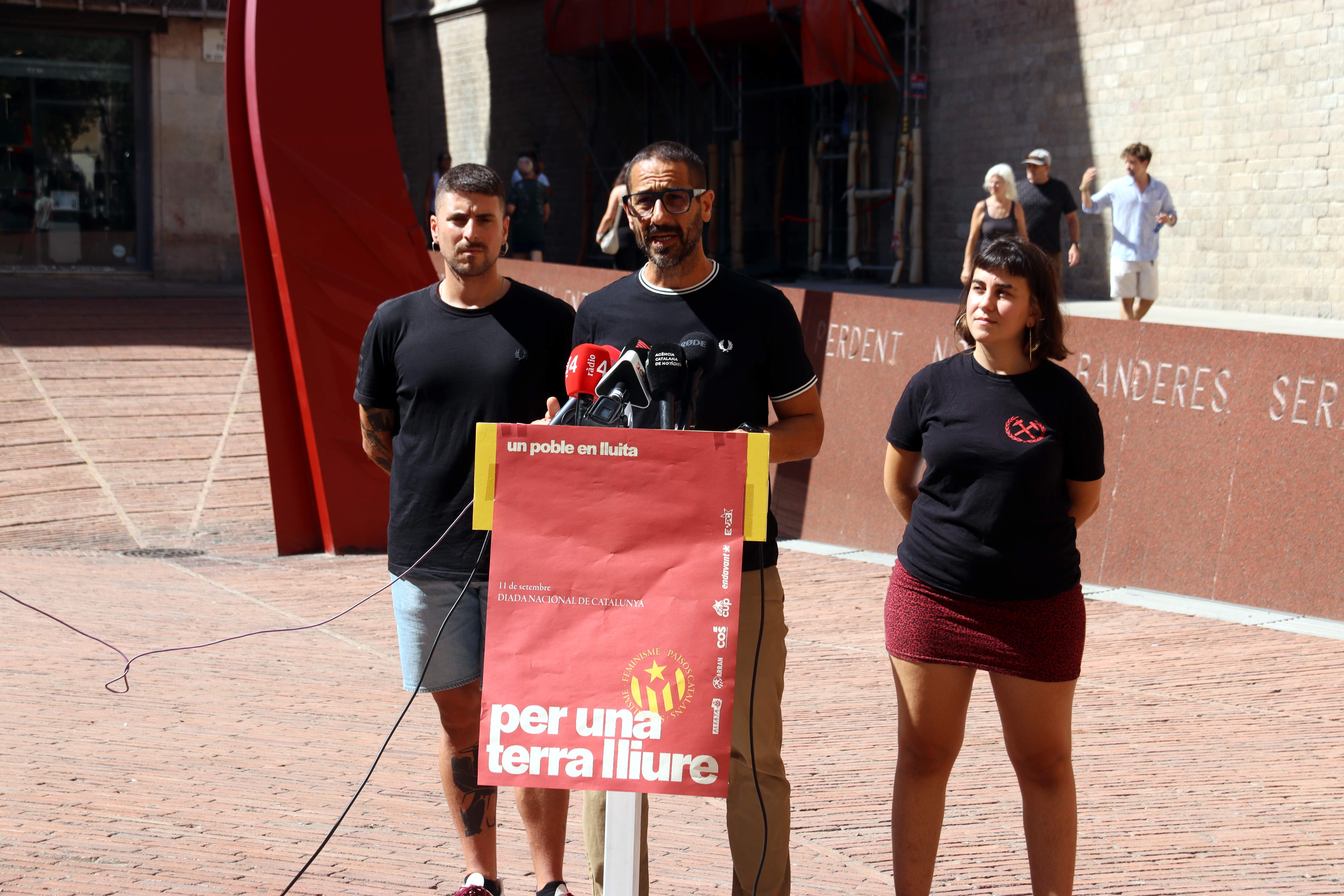 La izquierda independentista centra su Diada en "no regalar la catalanidad" a la extrema derecha