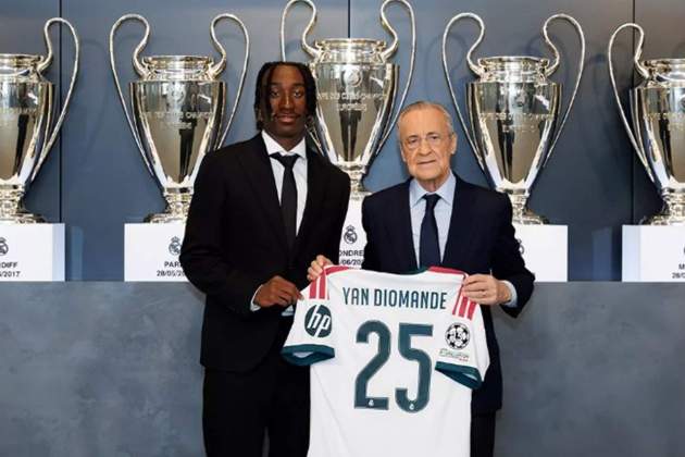 Diomande fitxatge Madrid Florentino / Foto: Real Madrid Diomande fitxatge Madrid Florentino / Foto: Real Madrid