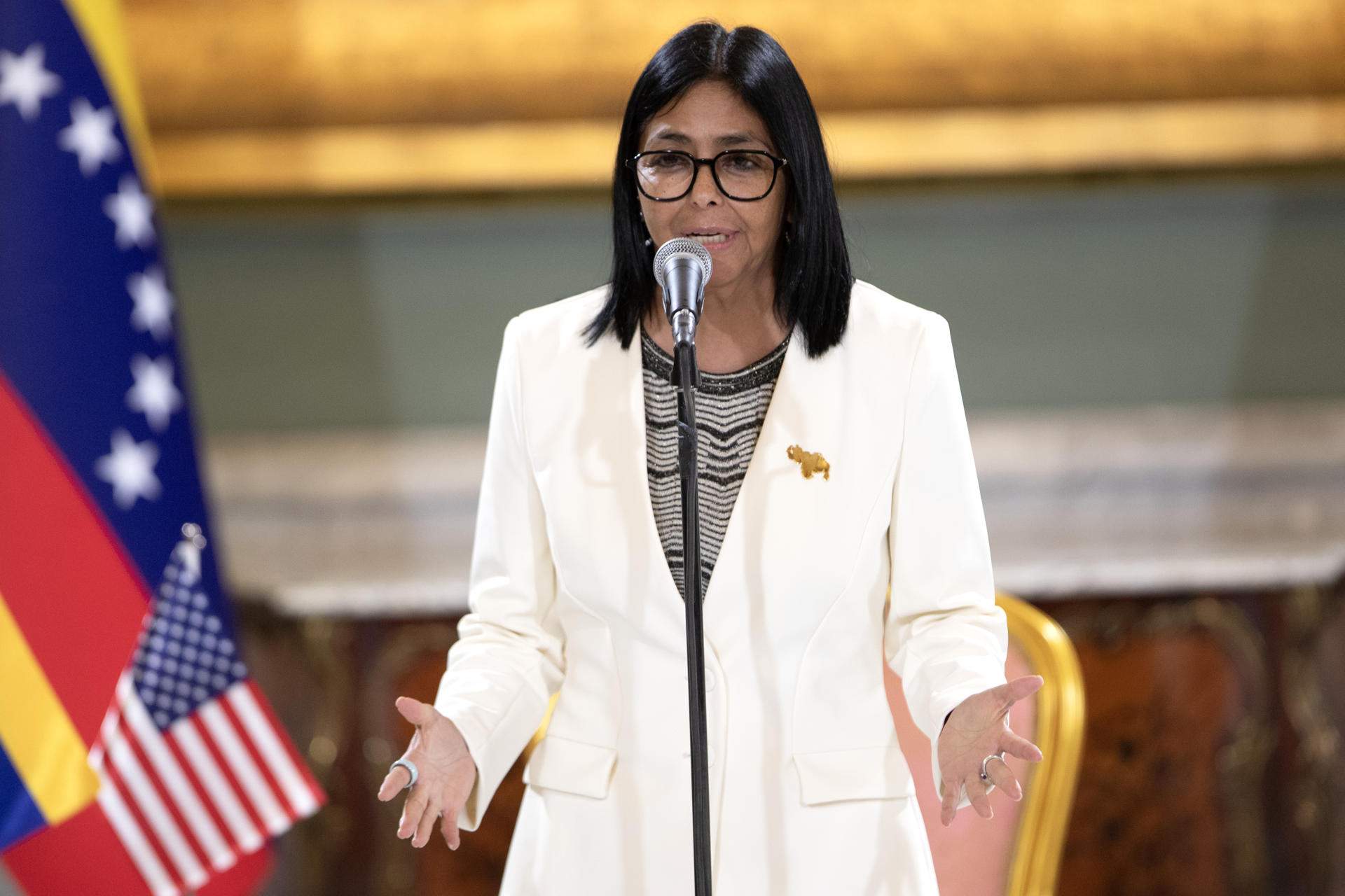 Delcy Rodríguez promet eleccions a Veneçuela mentre Trump refreda les expectatives: "No estan preparats"