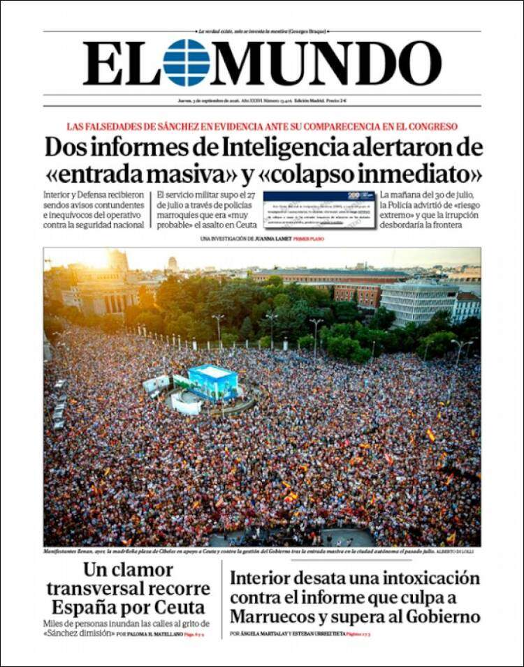 'El Mundo', 3 de setembre de 2026 'El Mundo', 3 de setembre de 2026