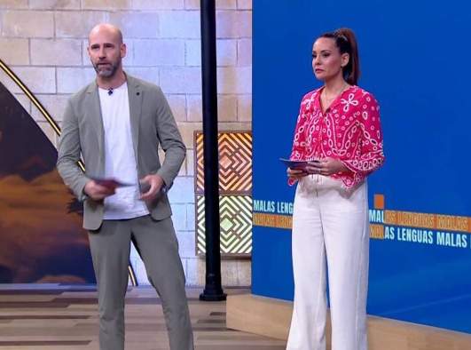 Gonzalo Miró i Ana Hinestrosa a 'Malas lenguas' TVE Gonzalo Miró i Ana Hinestrosa a 'Malas lenguas' TVE