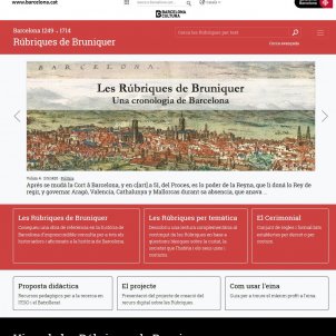 'Rúbriques de Bruniquer': el pasado de Barcelona, en un clic