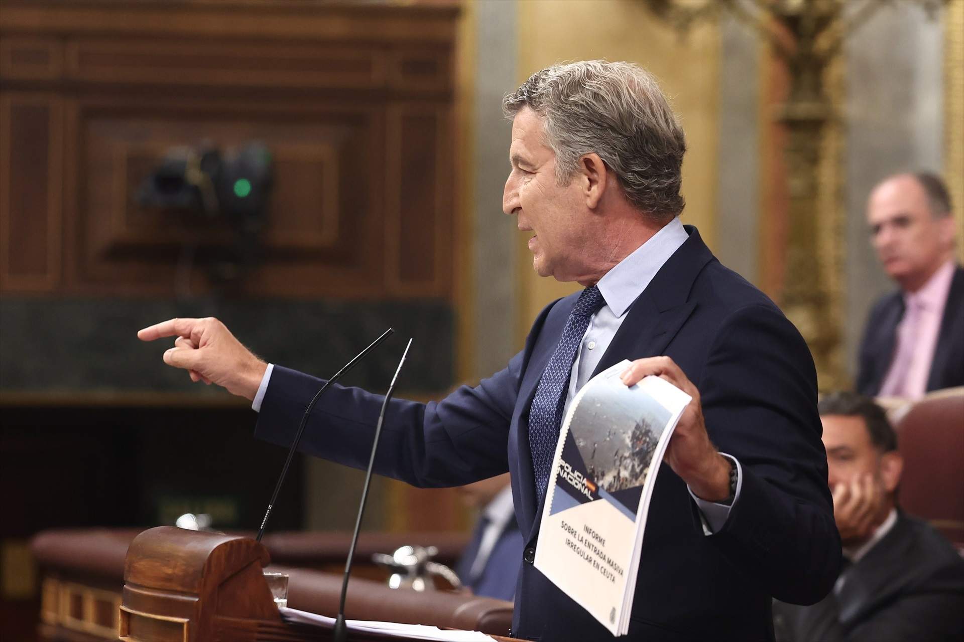 Feijóo reclama a Sánchez que dimiteixi per incompetència o per complicitat: "Què sap el Marroc de vostè?