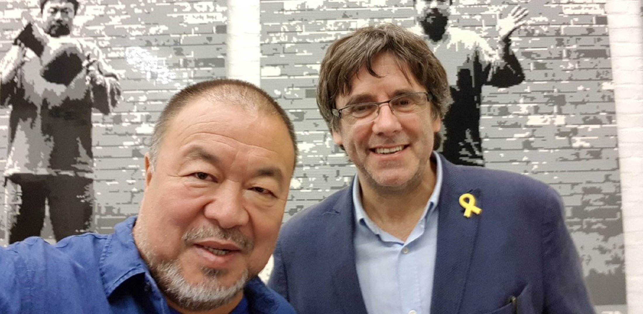 Puigdemont y el artista chino Ai Weiwei darán una conferencia en Bruselas