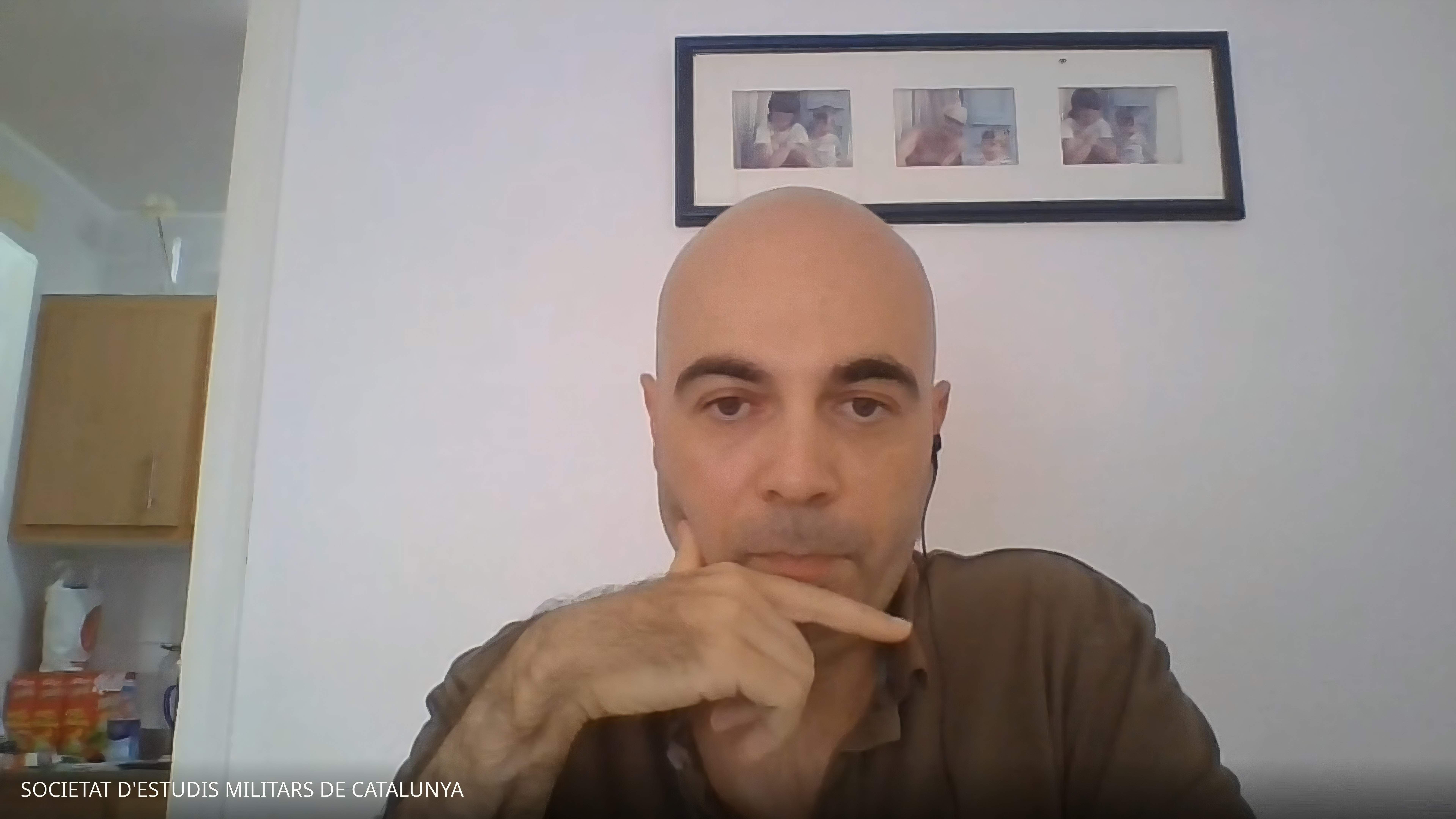 Pol Molas, president Societat Estudis Militars / Captura