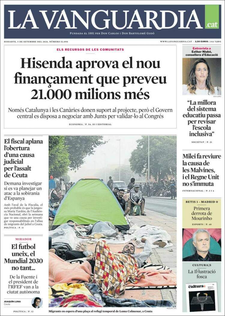 'La Vanguardia' 5 'La Vanguardia' 5