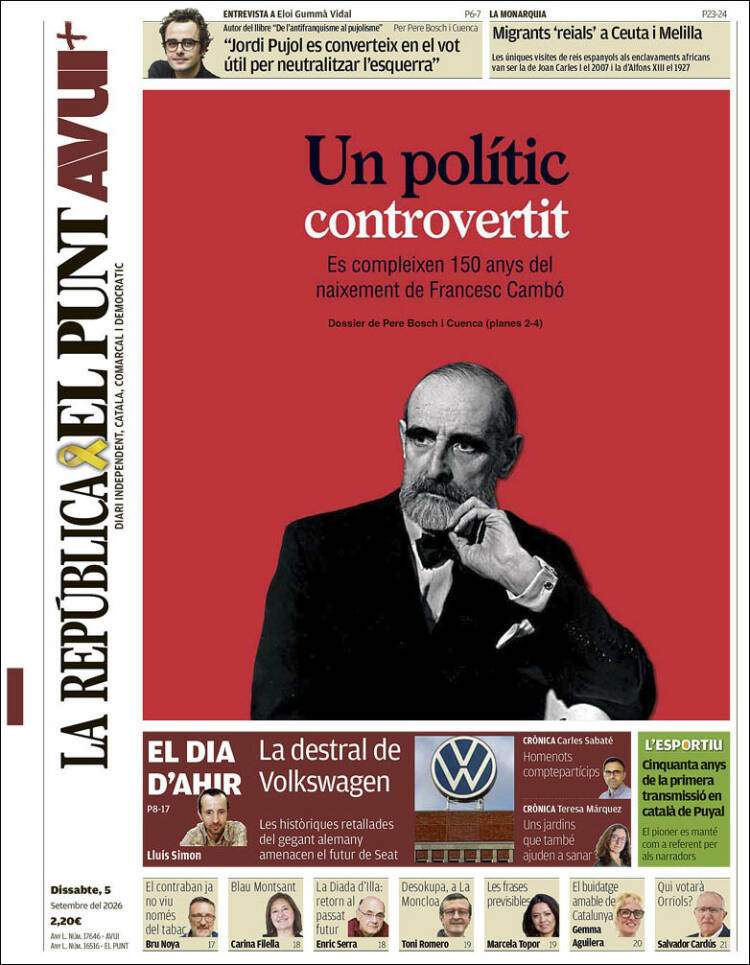 'El Punt Avui' 5 'El Punt Avui' 5