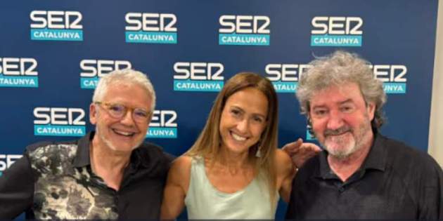 Màrius Serra, Laura Andrés i Jose Maria Bakero a 'Aquí Catalunya' de la SER Màrius Serra, Laura Andrés i Jose Maria Bakero a 'Aquí Catalunya' de la SER