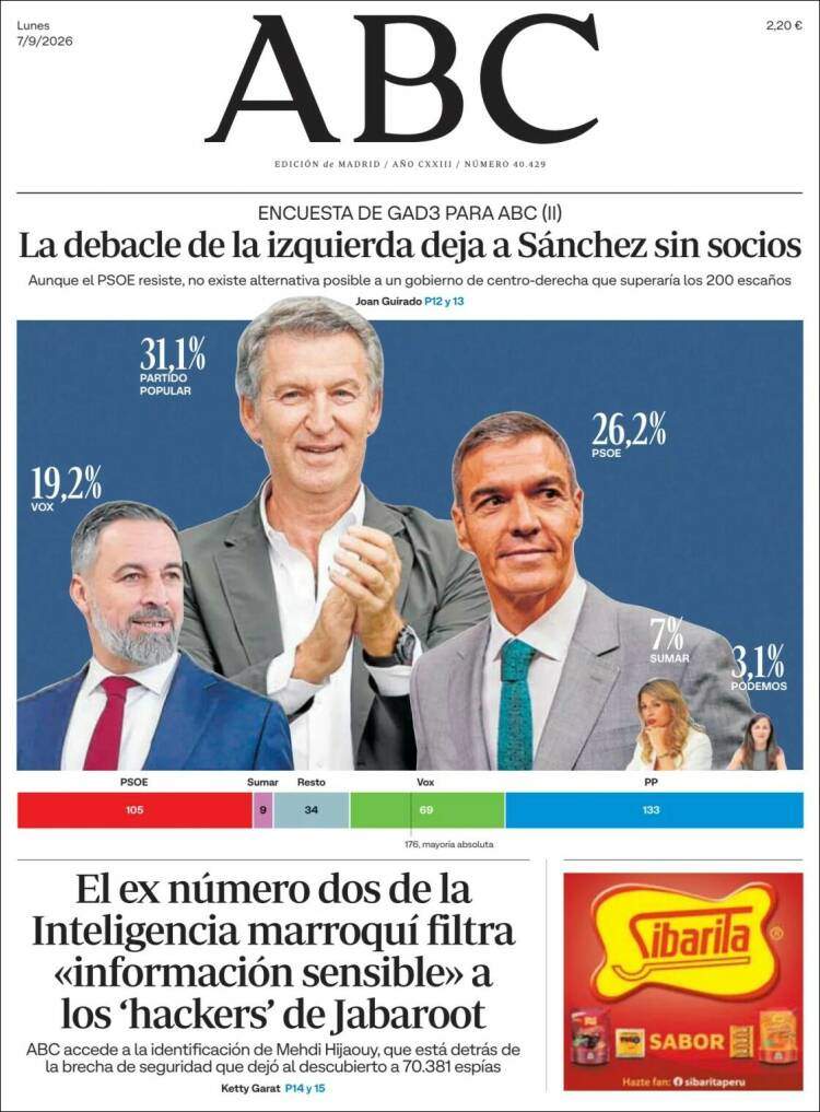 'ABC', 7 de setembre de 2026