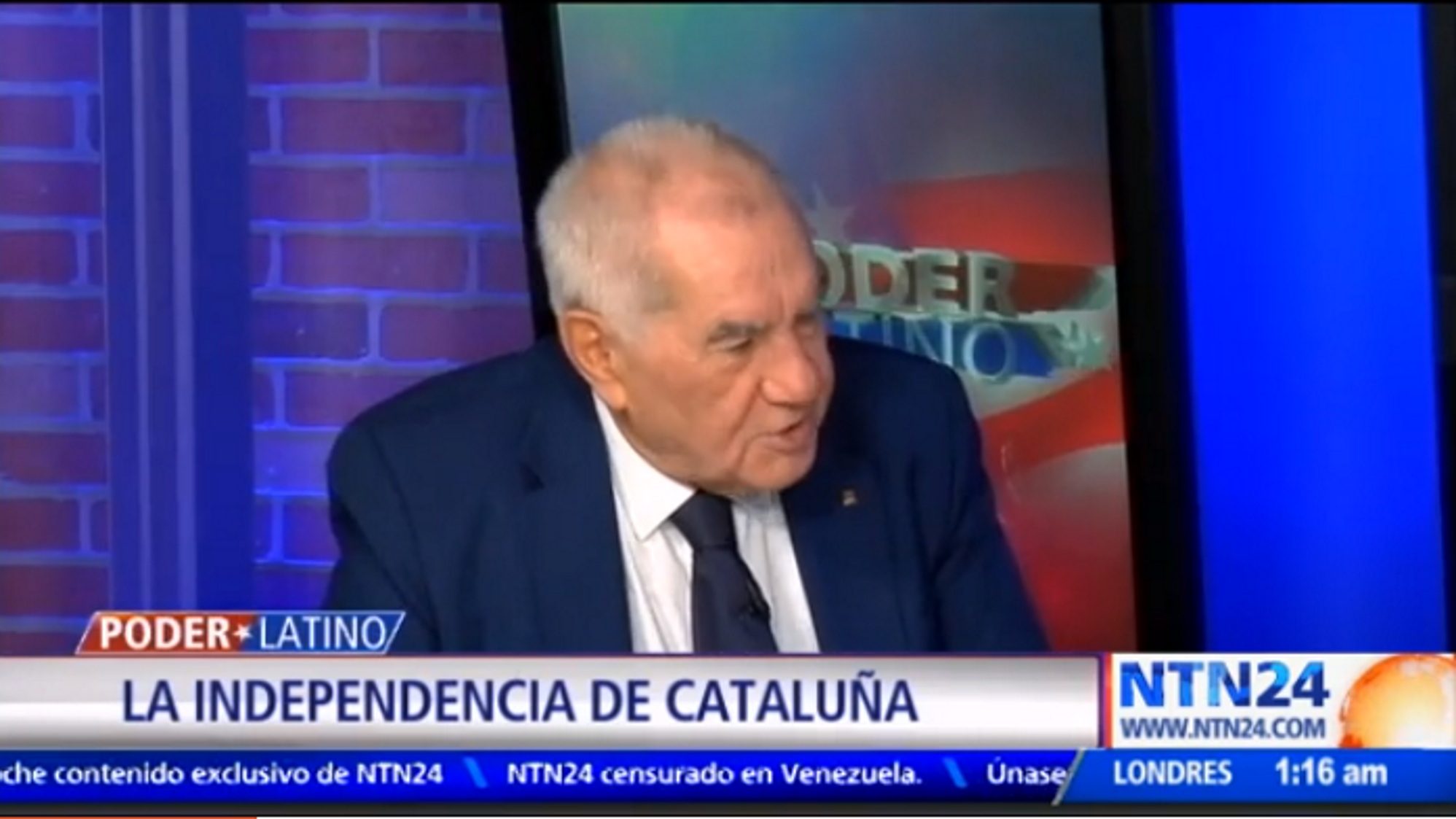 Maragall, a NTN24: "És inadmissible que a l'Europa d'avui hi hagi presoners polítics"
