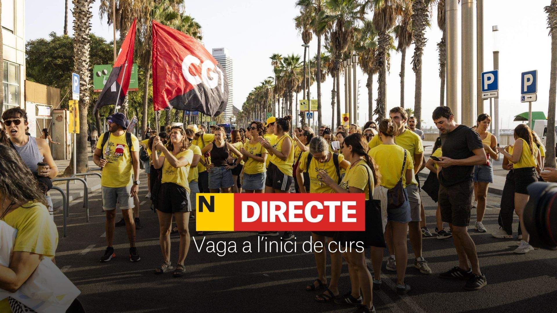 Vaga de professors a Catalunya, DIRECTE | Última hora de la vaga i les mobilitzacions el primer dia de curs escolar