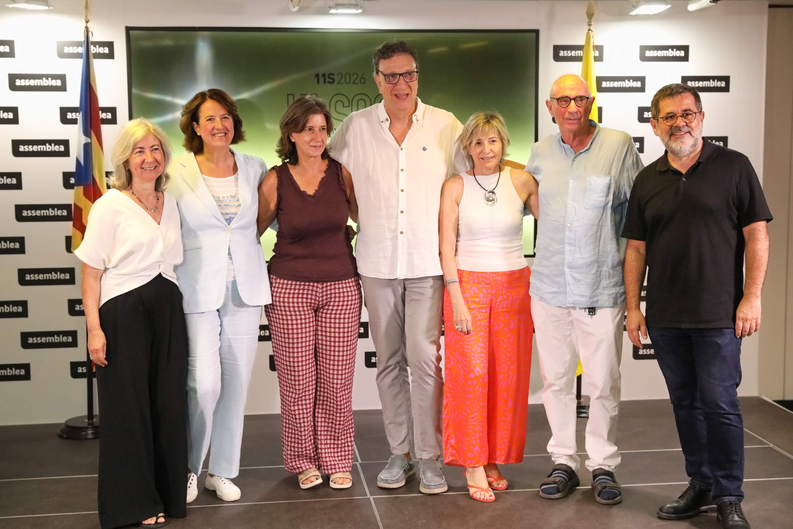 L'ANC reuneix els seus set presidents, que criden a mobilitzar-se exaltant l'estelada: "Tenim l'oportunitat"