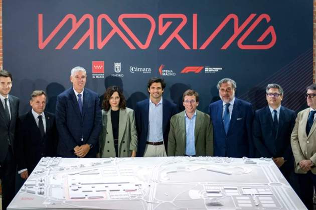 Ayuso Carlos Sainz Almeida presentación Madring Madrid Ayuso Carlos Sainz Almeida presentación Madring Madrid