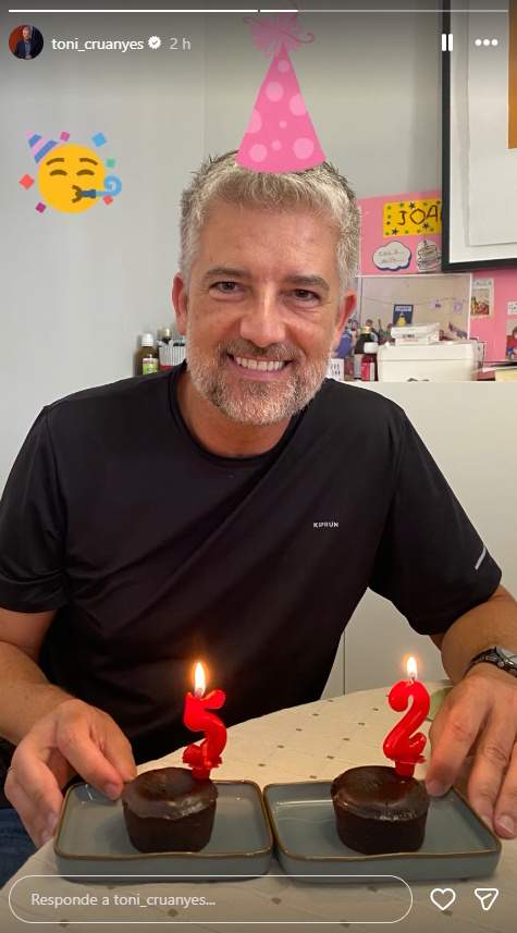 Toni Cruanyes, celebrando su aniversario IG Toni Cruanyes, celebrando su aniversario IG