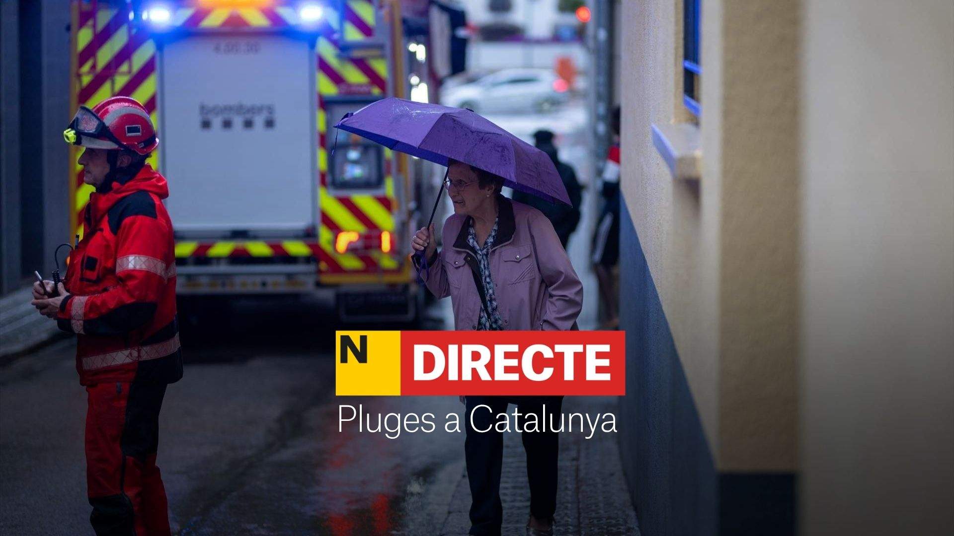 Alerta por lluvias torrenciales en Catalunya, DIRECTO | Última hora del temporal