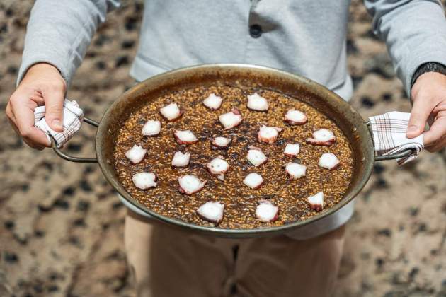 L’arròs de pop de l’Equilibri d’Olot. / Foto: Jordi Domènech