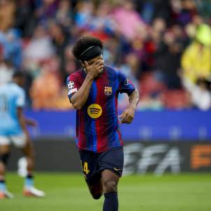 Adeyemi gol Barça Feyenoord / Foto: EFE