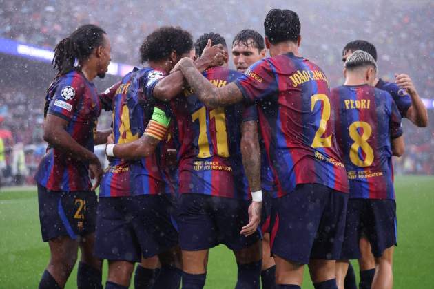 Celebració Gol Barça Feyenoord / Foto: Europa Press Celebració Gol Barça Feyenoord / Foto: Europa Press