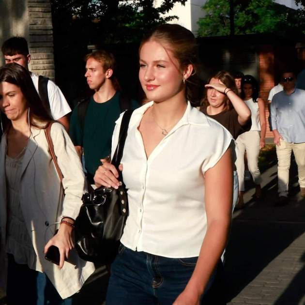 Elionor arribant a la universitat / Instagram Elionor arribant a la universitat / Instagram